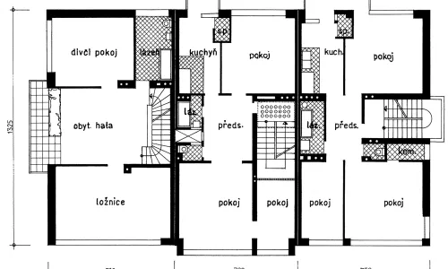 C196 Rodinný dům a dva nájemní domy